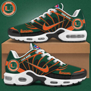 Miami Hurricanes | Custom Name Shoes 39